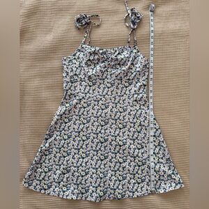 Floral Sundress with Tie Straps
